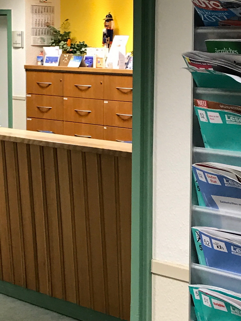 Ausscnitt erste Anmeldung Zeitschriften