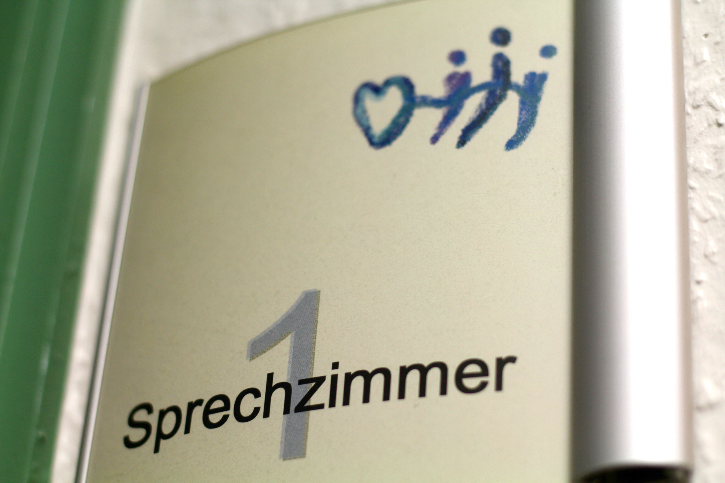 Schild Sprechzimmer 1